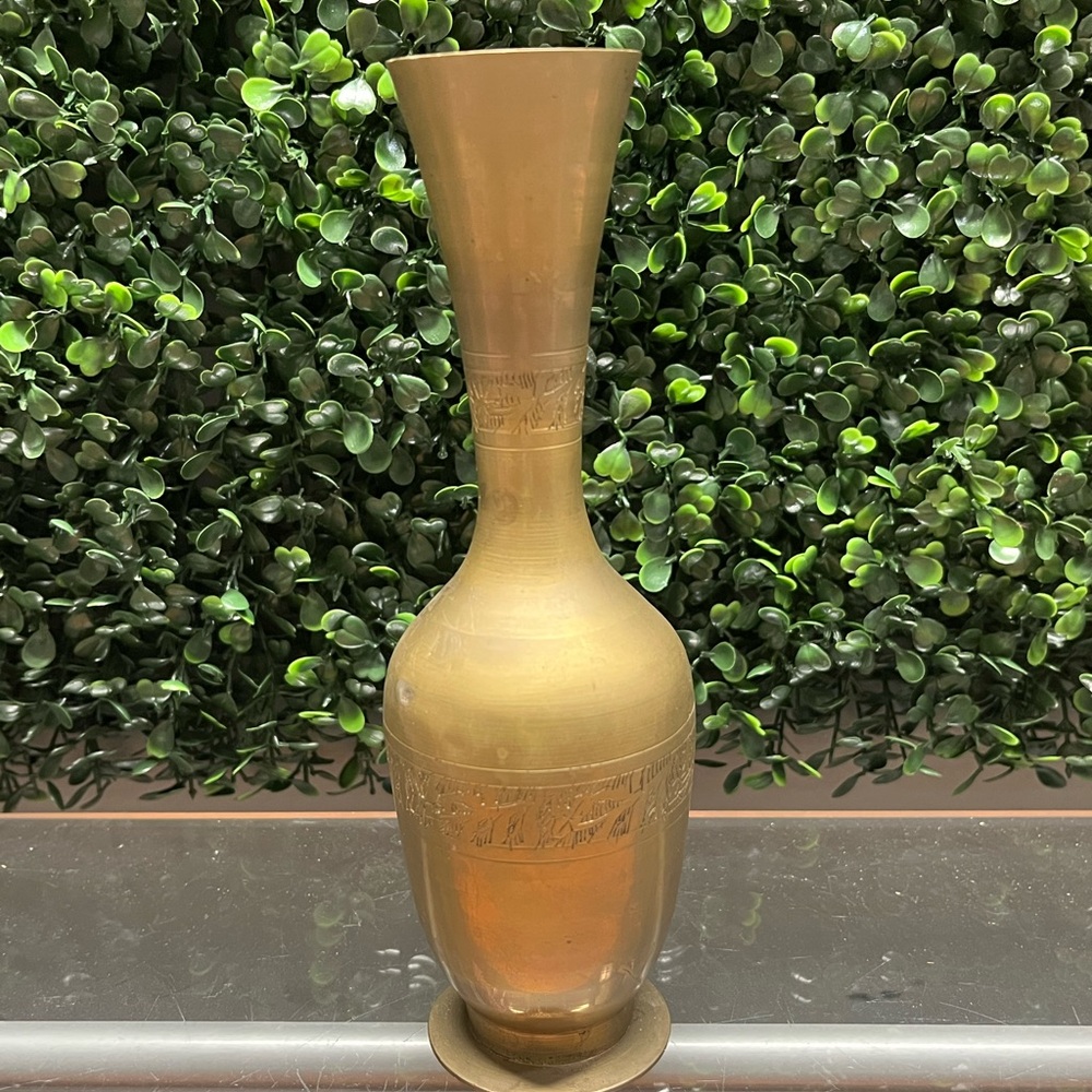 Vintage India Brass Vase